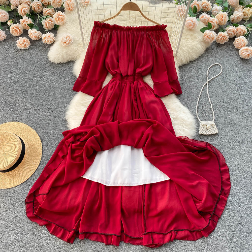 sd-18609 dress-red